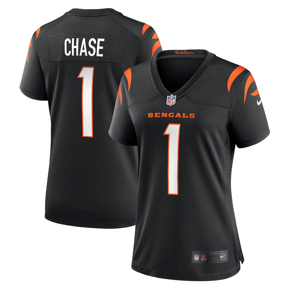 Women's Cincinnati Bengals Ja'Marr Chase Game Jersey - Black